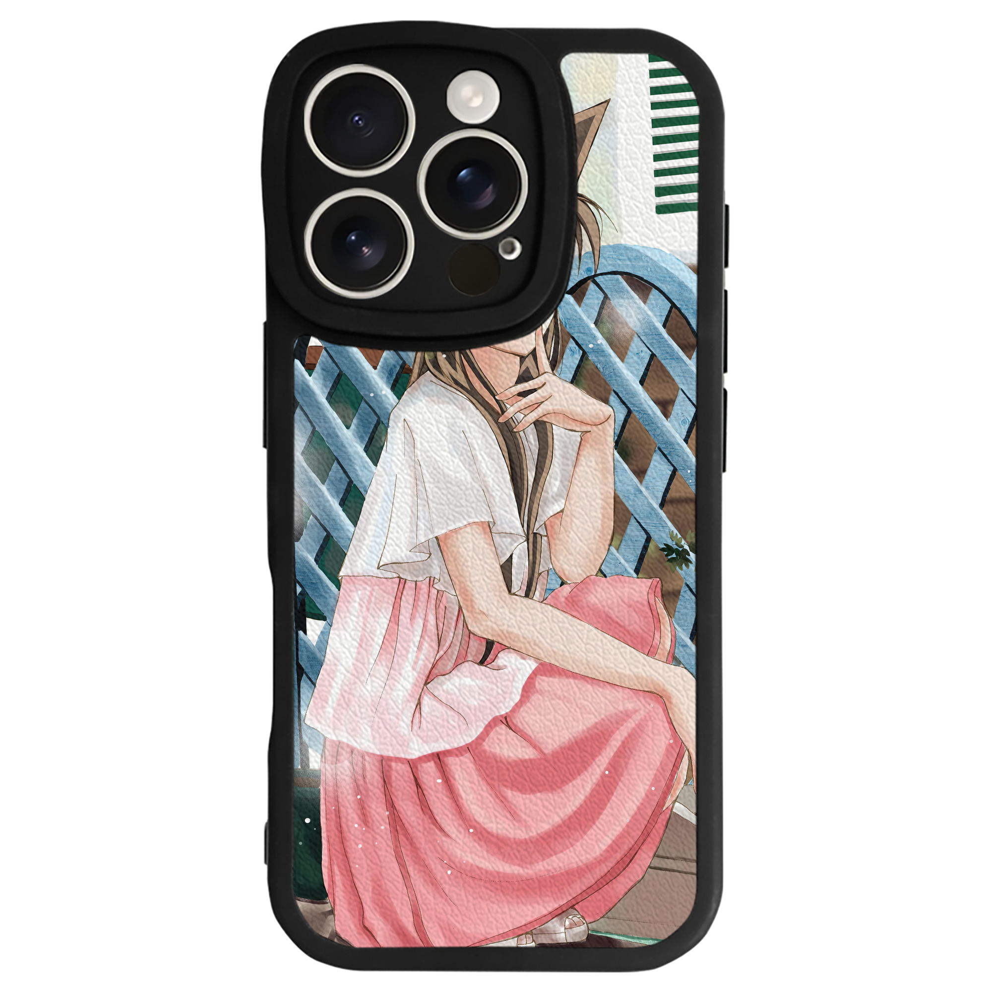 （画像用） 名探偵コナン Detective Conan 【iPhone 16シリーズ対応】シリコンスマホケース（レザー調） 材質：シリコン